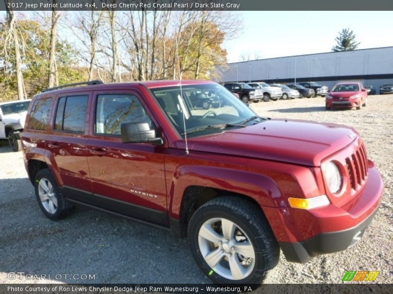 Deep Cherry Red Crystal Pearl / Dark Slate Gray 2017 Jeep Patriot Latitude 4x4