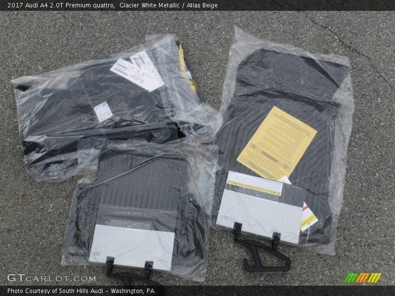 Glacier White Metallic / Atlas Beige 2017 Audi A4 2.0T Premium quattro