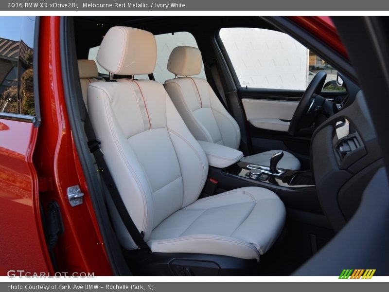 Melbourne Red Metallic / Ivory White 2016 BMW X3 xDrive28i