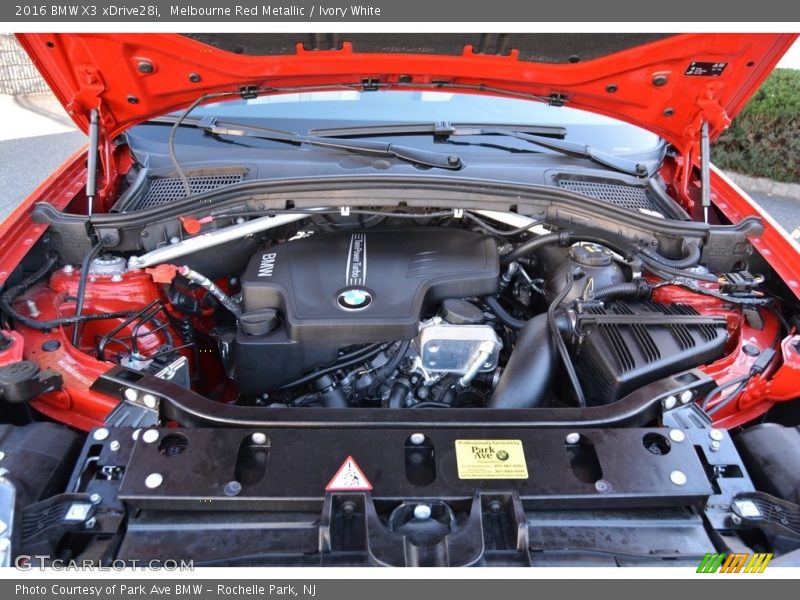 Melbourne Red Metallic / Ivory White 2016 BMW X3 xDrive28i