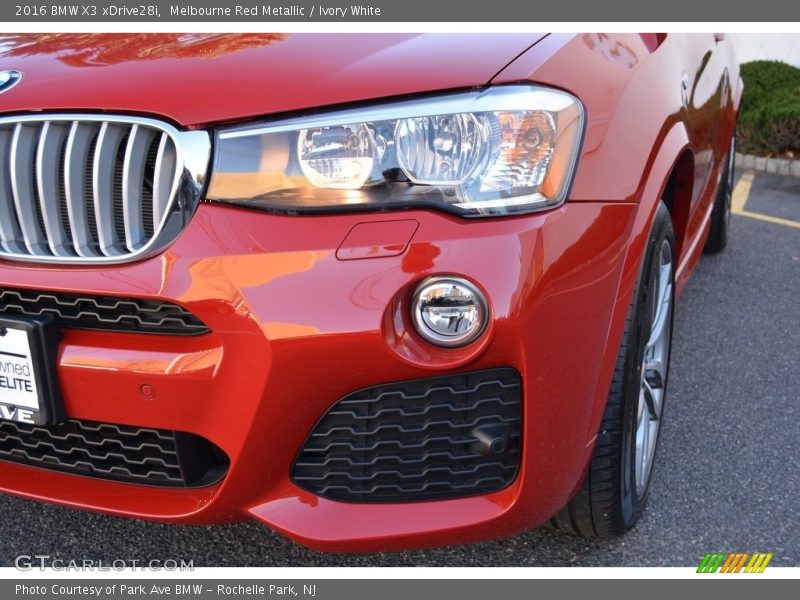 Melbourne Red Metallic / Ivory White 2016 BMW X3 xDrive28i