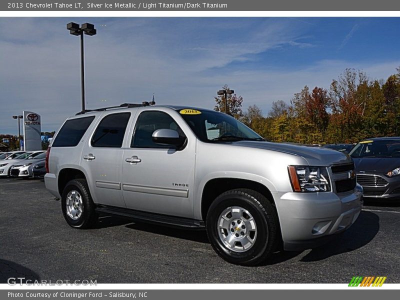 Silver Ice Metallic / Light Titanium/Dark Titanium 2013 Chevrolet Tahoe LT