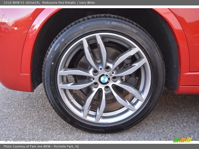 Melbourne Red Metallic / Ivory White 2016 BMW X3 xDrive28i