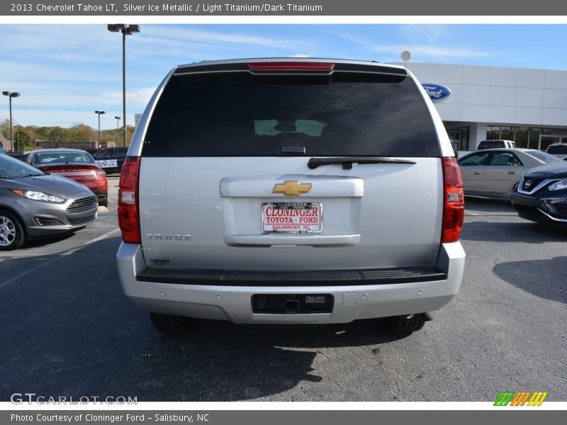 Silver Ice Metallic / Light Titanium/Dark Titanium 2013 Chevrolet Tahoe LT