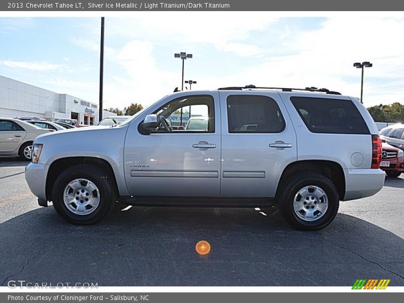 Silver Ice Metallic / Light Titanium/Dark Titanium 2013 Chevrolet Tahoe LT