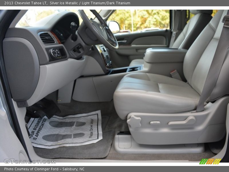 Silver Ice Metallic / Light Titanium/Dark Titanium 2013 Chevrolet Tahoe LT