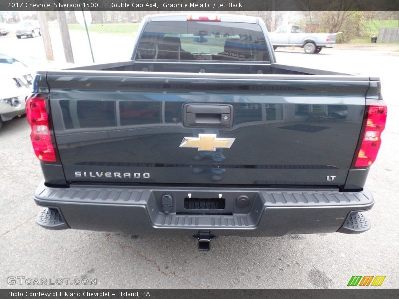 Graphite Metallic / Jet Black 2017 Chevrolet Silverado 1500 LT Double Cab 4x4