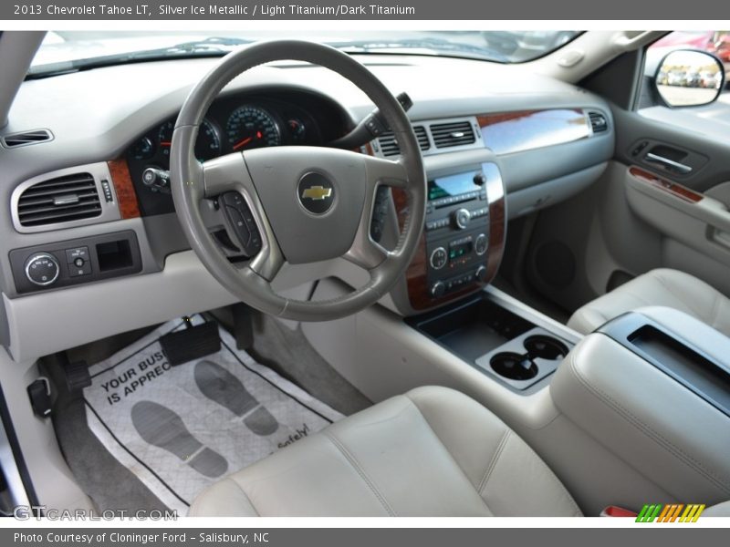 Silver Ice Metallic / Light Titanium/Dark Titanium 2013 Chevrolet Tahoe LT