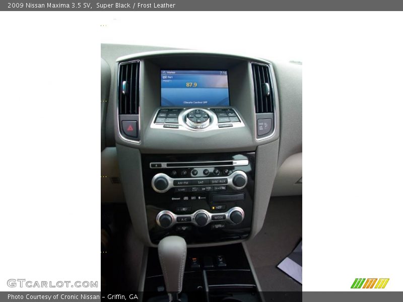 Super Black / Frost Leather 2009 Nissan Maxima 3.5 SV