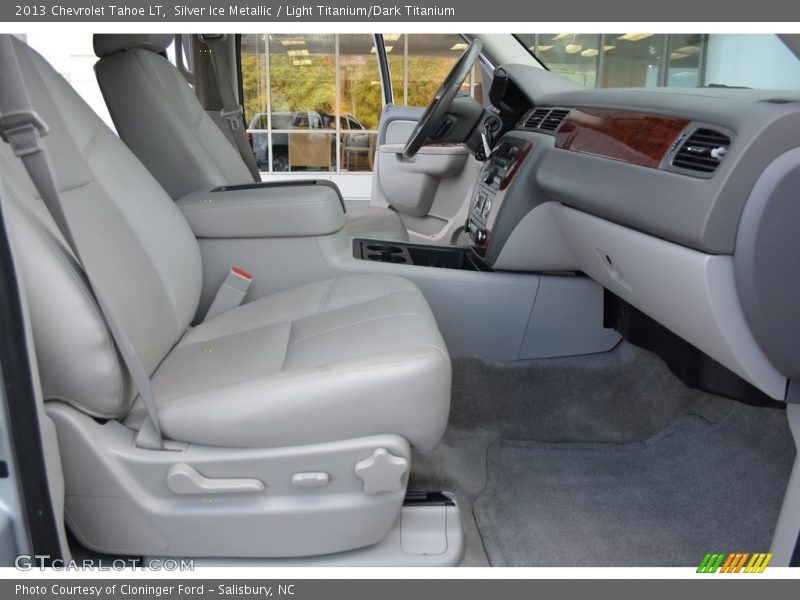 Silver Ice Metallic / Light Titanium/Dark Titanium 2013 Chevrolet Tahoe LT