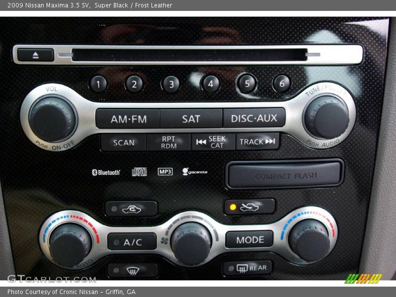 Super Black / Frost Leather 2009 Nissan Maxima 3.5 SV