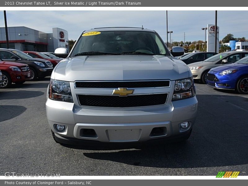 Silver Ice Metallic / Light Titanium/Dark Titanium 2013 Chevrolet Tahoe LT