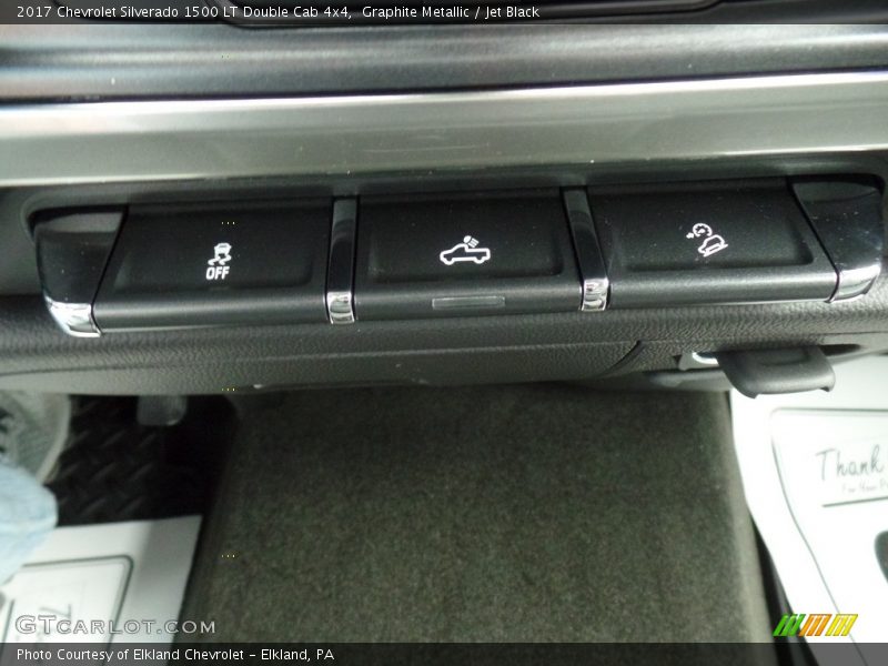 Controls of 2017 Silverado 1500 LT Double Cab 4x4