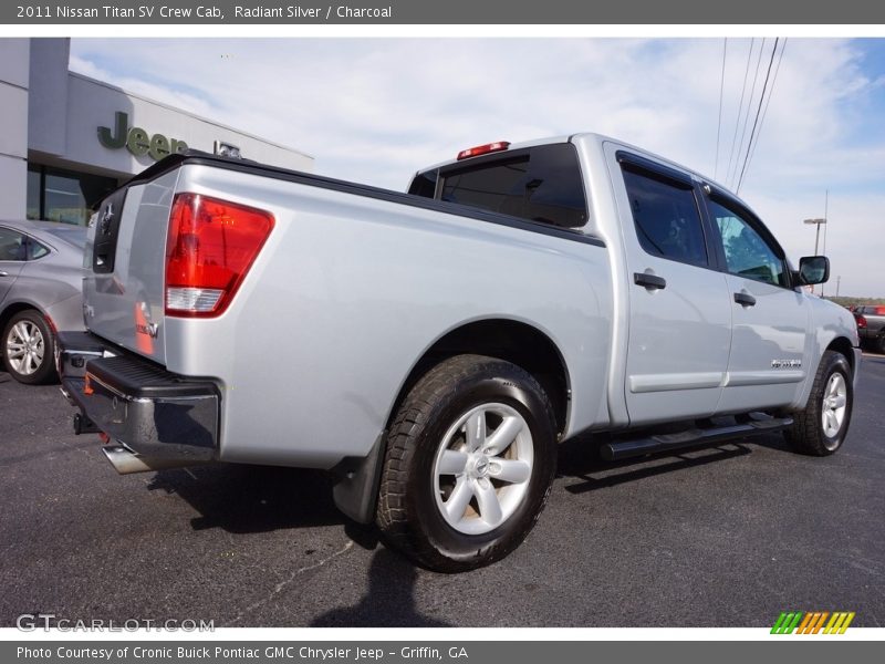 Radiant Silver / Charcoal 2011 Nissan Titan SV Crew Cab
