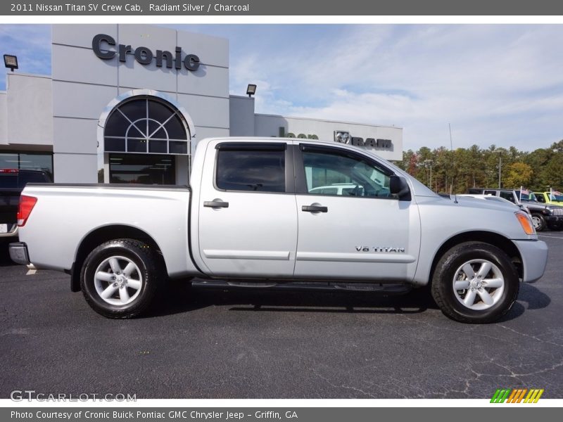 Radiant Silver / Charcoal 2011 Nissan Titan SV Crew Cab