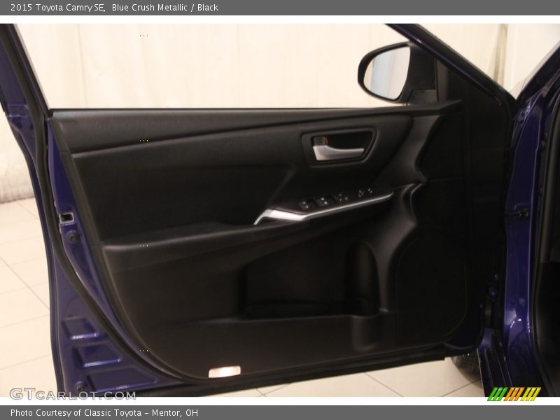 Blue Crush Metallic / Black 2015 Toyota Camry SE