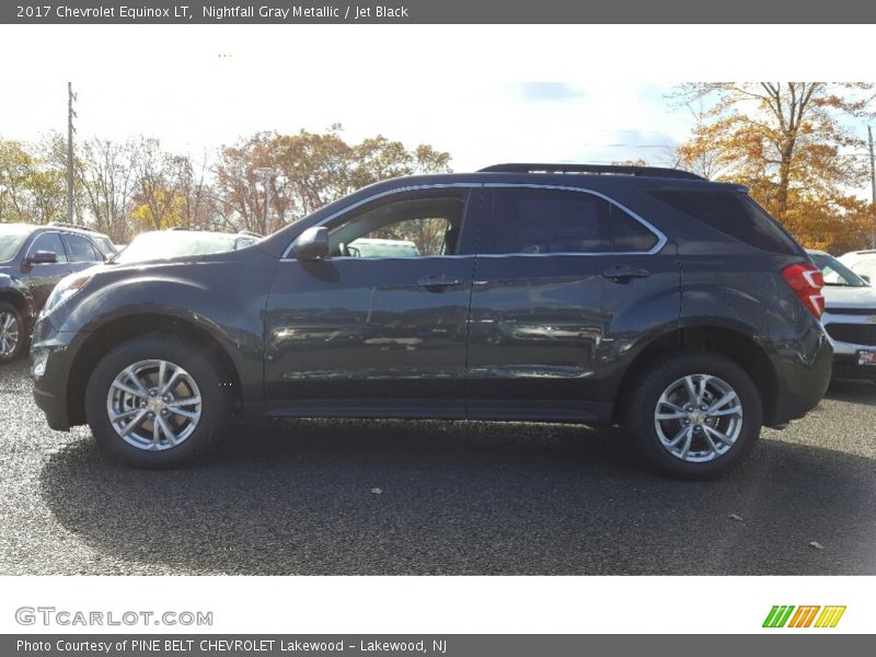 Nightfall Gray Metallic / Jet Black 2017 Chevrolet Equinox LT