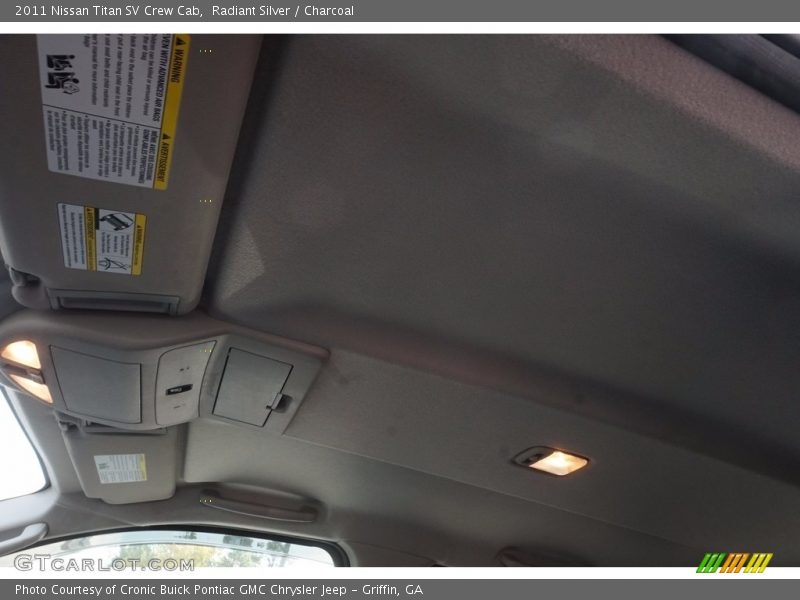 Radiant Silver / Charcoal 2011 Nissan Titan SV Crew Cab