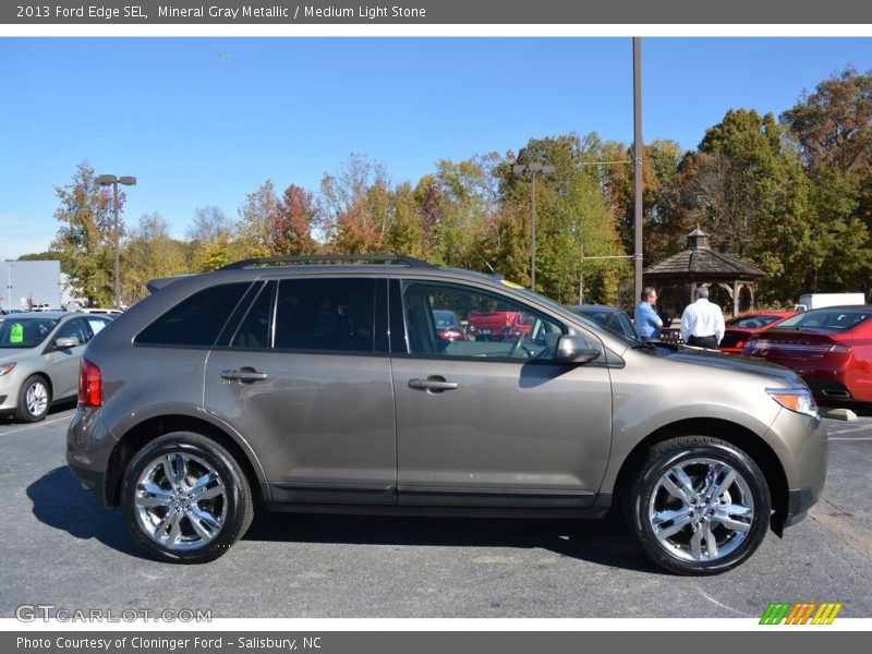 Mineral Gray Metallic / Medium Light Stone 2013 Ford Edge SEL