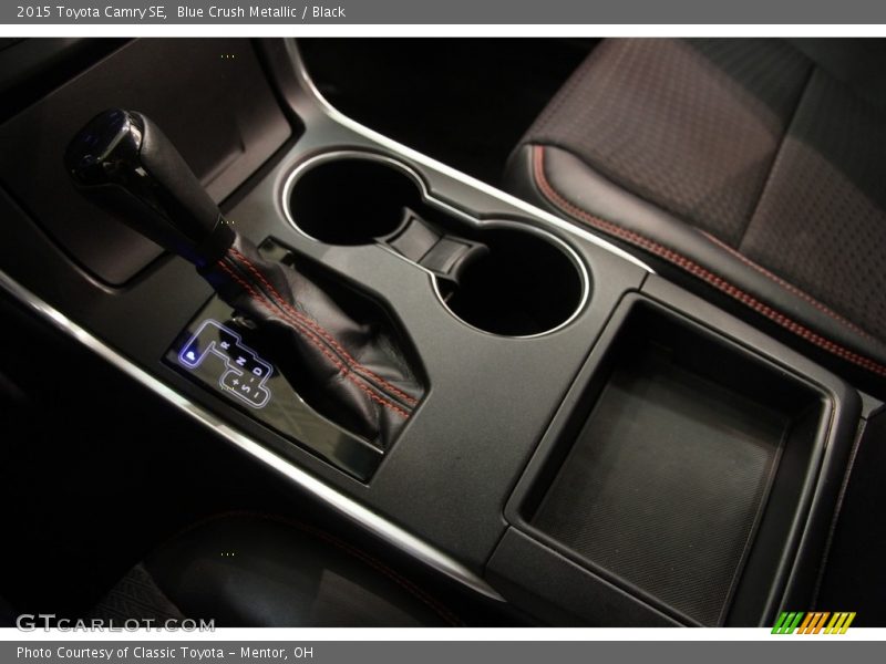 Blue Crush Metallic / Black 2015 Toyota Camry SE