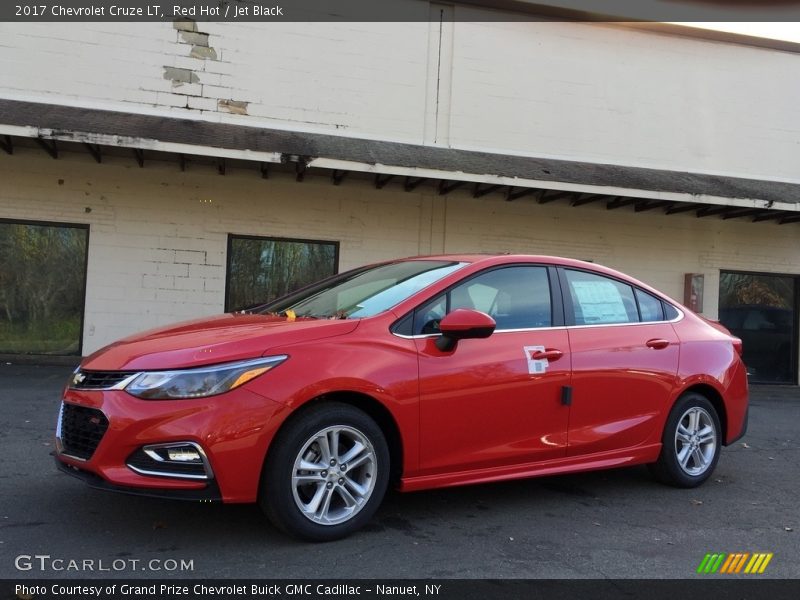 Red Hot / Jet Black 2017 Chevrolet Cruze LT