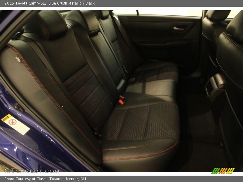 Blue Crush Metallic / Black 2015 Toyota Camry SE