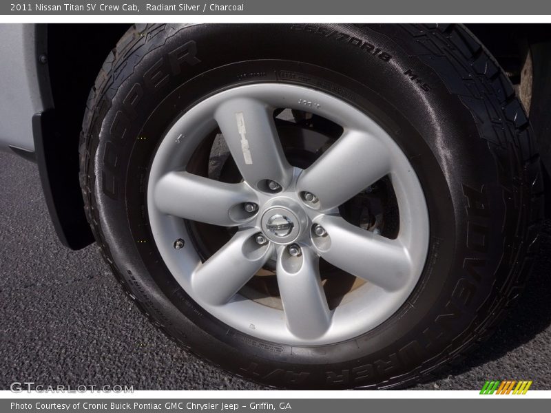Radiant Silver / Charcoal 2011 Nissan Titan SV Crew Cab