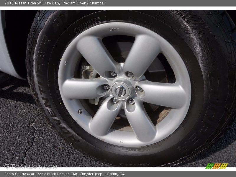 Radiant Silver / Charcoal 2011 Nissan Titan SV Crew Cab