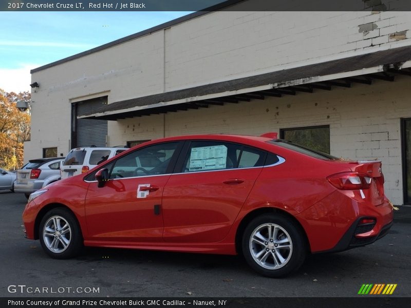 Red Hot / Jet Black 2017 Chevrolet Cruze LT