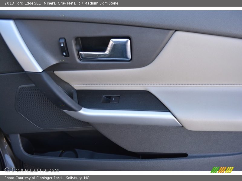 Mineral Gray Metallic / Medium Light Stone 2013 Ford Edge SEL