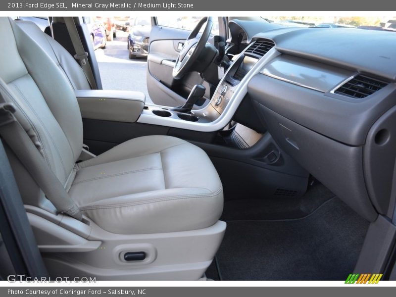Mineral Gray Metallic / Medium Light Stone 2013 Ford Edge SEL