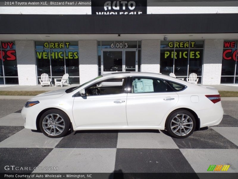 Blizzard Pearl / Almond 2014 Toyota Avalon XLE