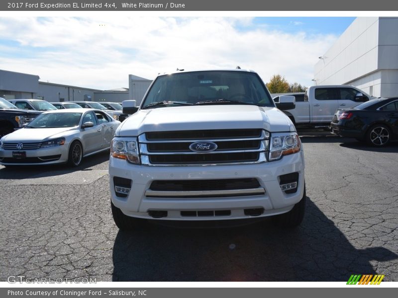 White Platinum / Dune 2017 Ford Expedition EL Limited 4x4