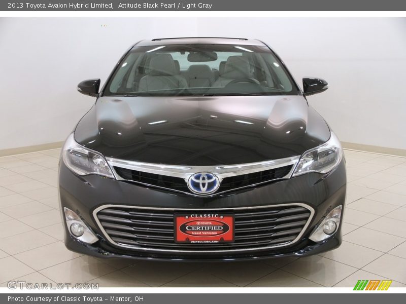 Attitude Black Pearl / Light Gray 2013 Toyota Avalon Hybrid Limited