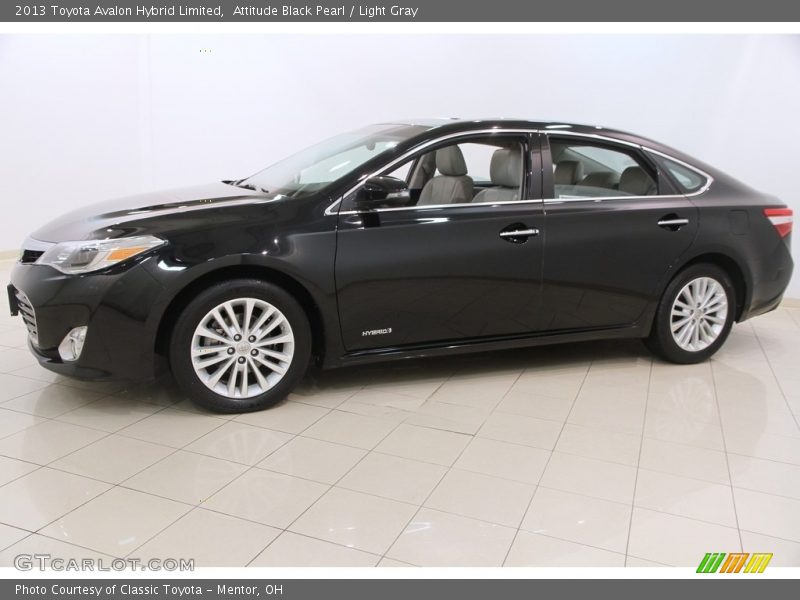 Attitude Black Pearl / Light Gray 2013 Toyota Avalon Hybrid Limited