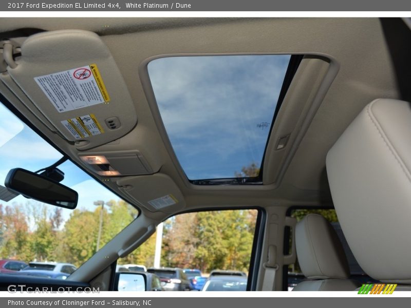 White Platinum / Dune 2017 Ford Expedition EL Limited 4x4