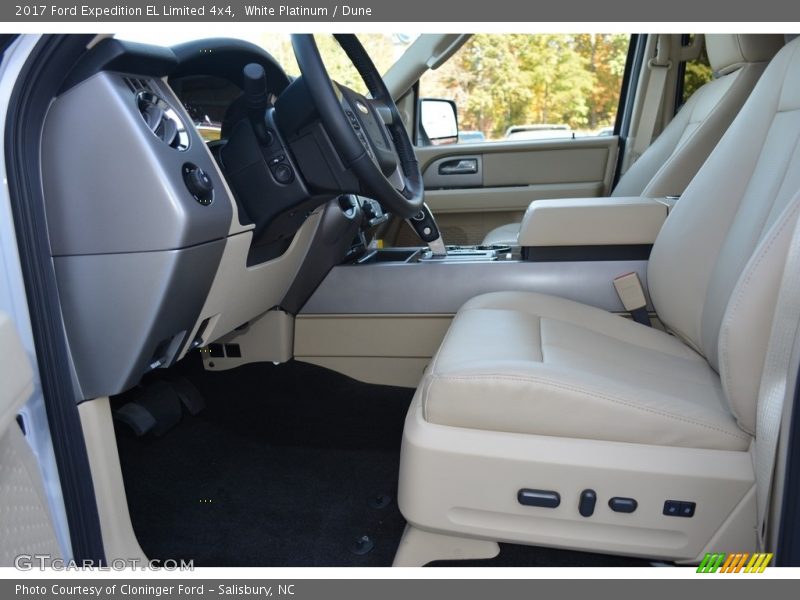 White Platinum / Dune 2017 Ford Expedition EL Limited 4x4
