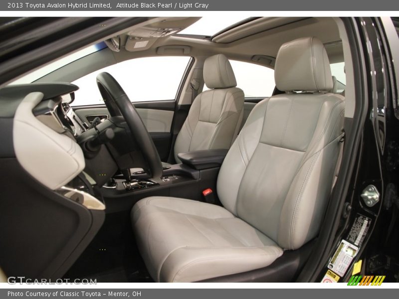 Attitude Black Pearl / Light Gray 2013 Toyota Avalon Hybrid Limited