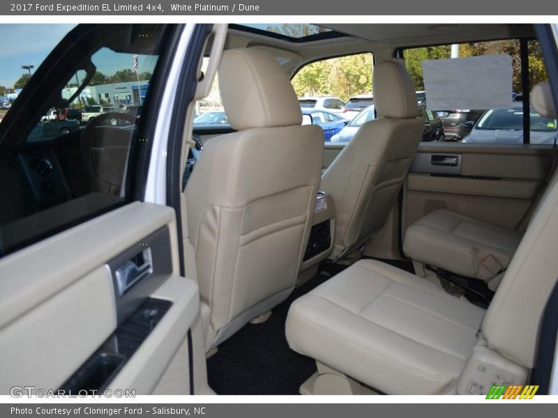 White Platinum / Dune 2017 Ford Expedition EL Limited 4x4