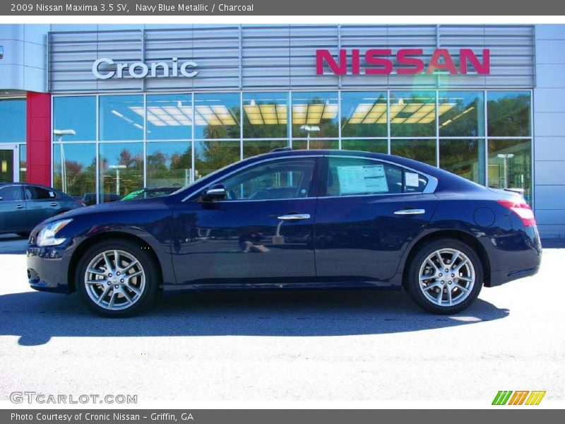 Navy Blue Metallic / Charcoal 2009 Nissan Maxima 3.5 SV