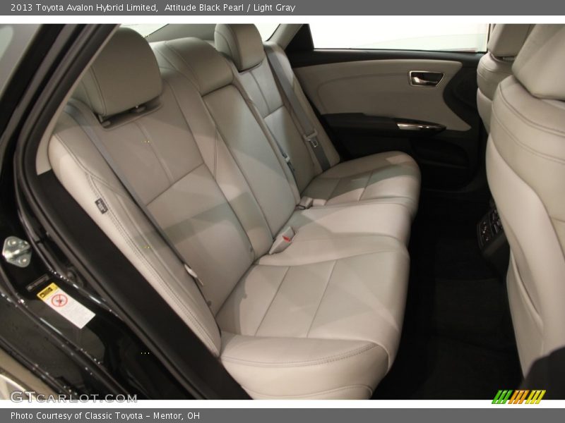 Attitude Black Pearl / Light Gray 2013 Toyota Avalon Hybrid Limited