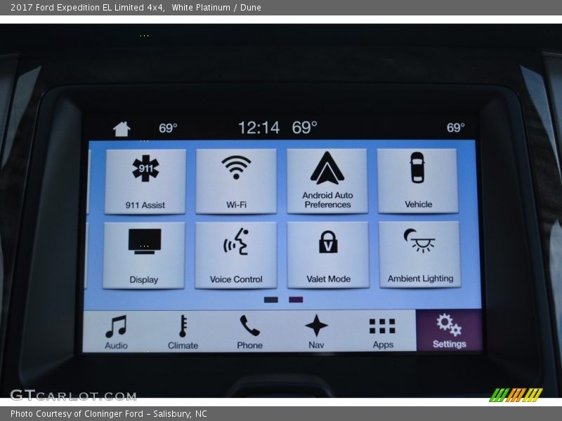 White Platinum / Dune 2017 Ford Expedition EL Limited 4x4
