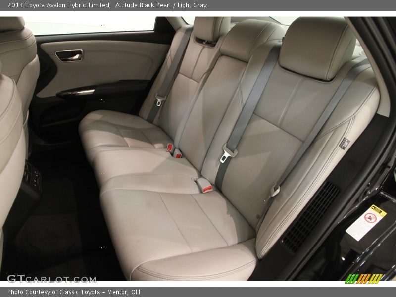 Attitude Black Pearl / Light Gray 2013 Toyota Avalon Hybrid Limited
