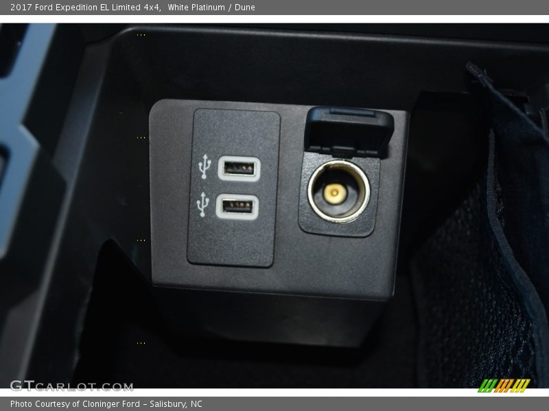 White Platinum / Dune 2017 Ford Expedition EL Limited 4x4