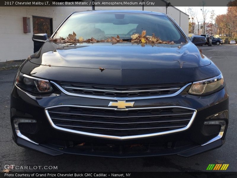 Mosaic Black Metallic / Dark Atmosphere/Medium Ash Gray 2017 Chevrolet Malibu LT