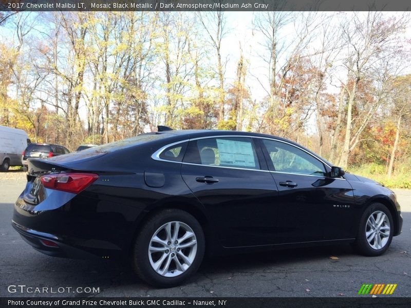 Mosaic Black Metallic / Dark Atmosphere/Medium Ash Gray 2017 Chevrolet Malibu LT