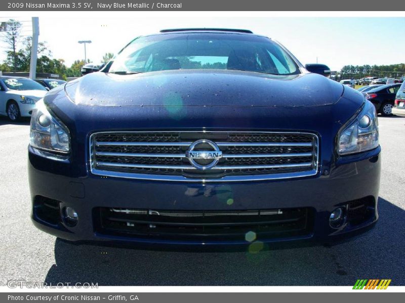Navy Blue Metallic / Charcoal 2009 Nissan Maxima 3.5 SV