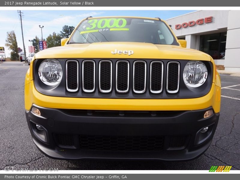 Solar Yellow / Black 2017 Jeep Renegade Latitude