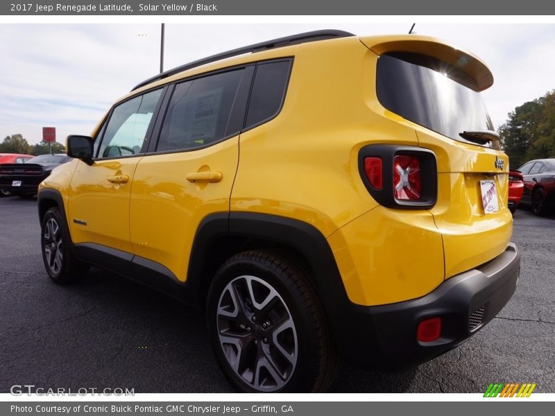 Solar Yellow / Black 2017 Jeep Renegade Latitude