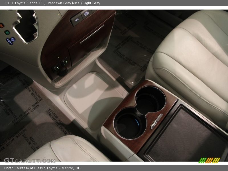 Predawn Gray Mica / Light Gray 2013 Toyota Sienna XLE